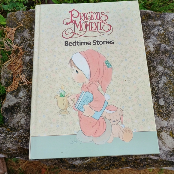 Vintage NWOT OS 1990 copy of "Precious Moments Bedtime Stories," cottage core - Picture 1 of 15